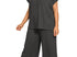 Plus black pant set