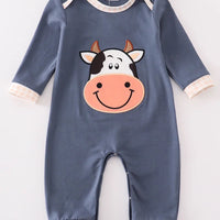 Cow boys romper