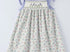 Purple floral smocked dress