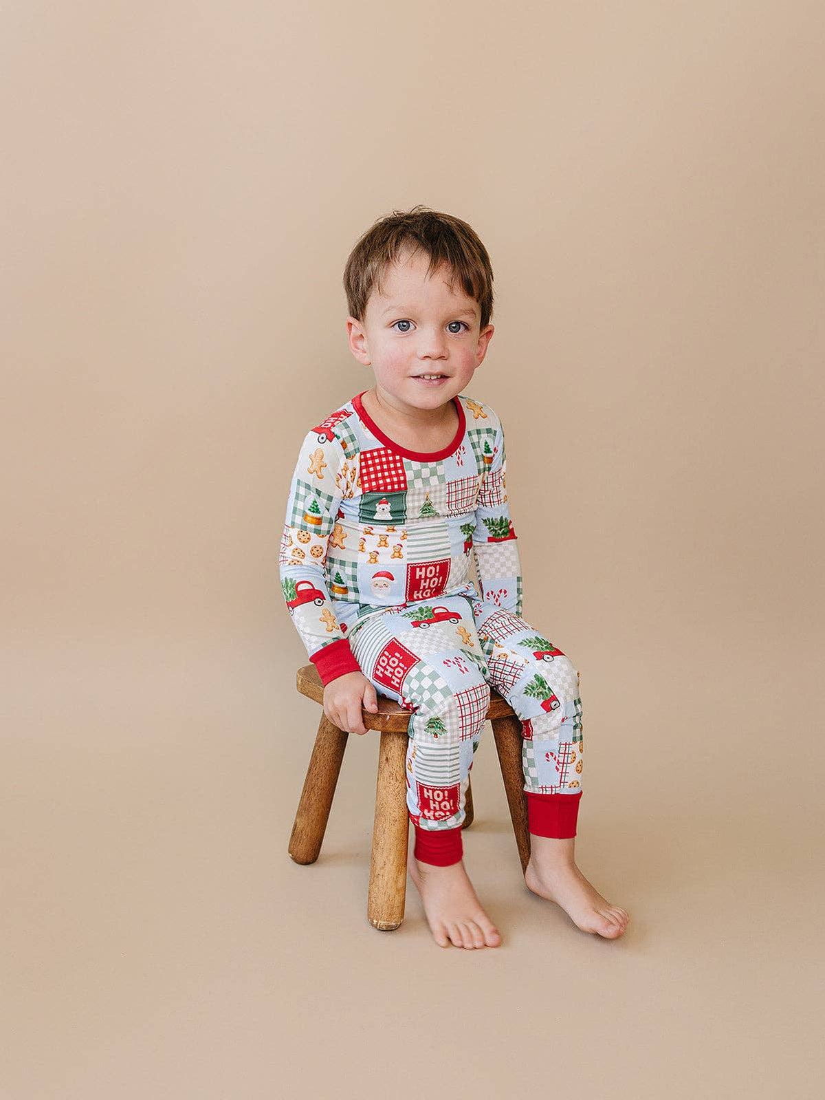 Bamboo Two Piece Set | Christmas Patchwork