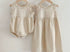 Ruffle linen dress