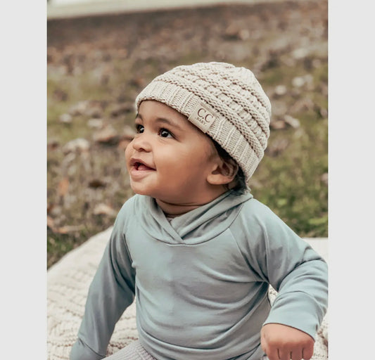 CC baby beanies- fits NB-12M
