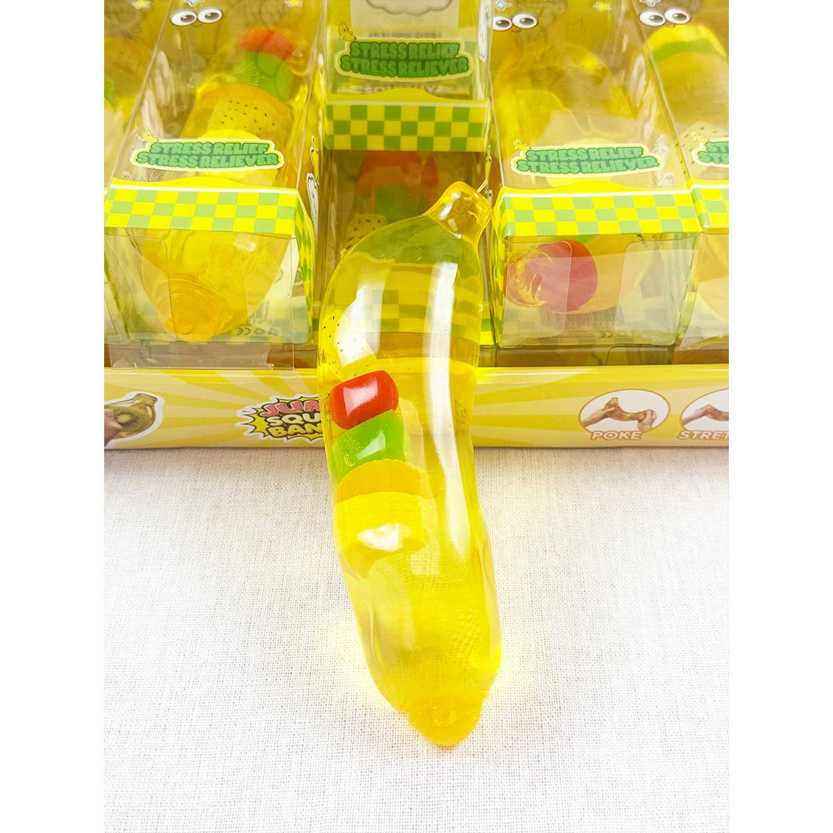 Clear Banana Slow Rising Squishy Toy