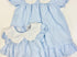 Blue gingham lace bubble