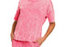 Acid wash 2pc short set- red