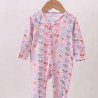 Colorful bows bamboo zippy