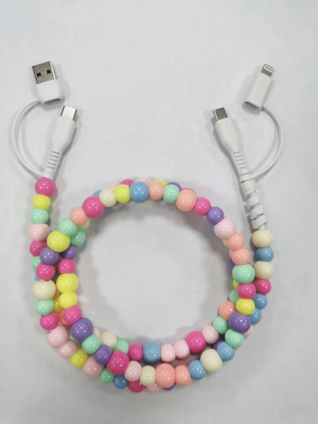 4in-1 beaded charging cord