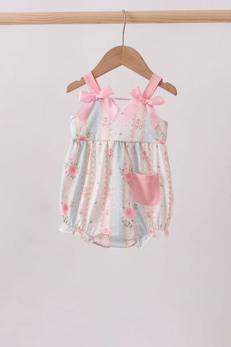 Pink floral bubble