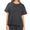 Solid black short set