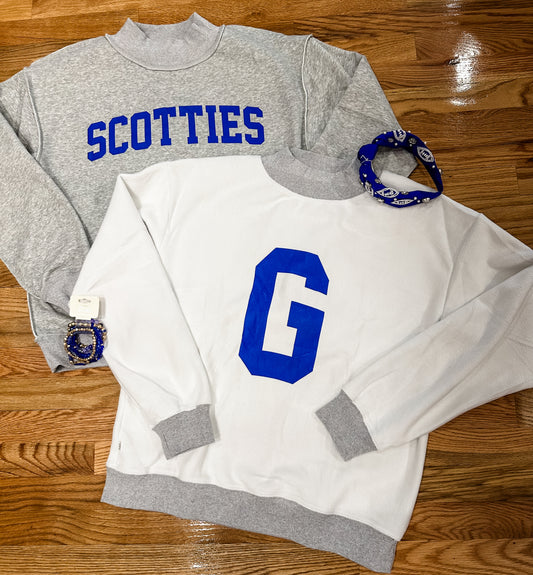 G/ SCOTTIES reversible mock neck