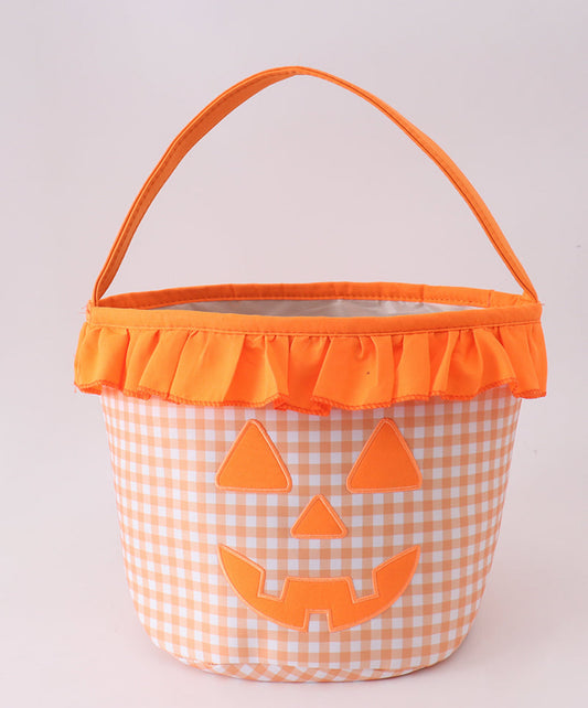 Jack o lantern Halloween bucket