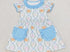Water color pumpkin girls dress