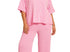 Plus pink pant set
