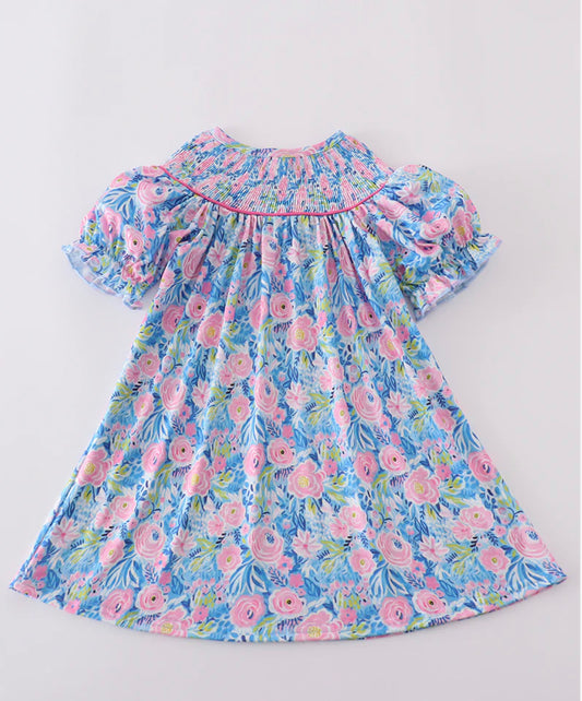 Blossom smocked dress