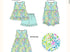 Green Lilly girls set