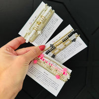 Like Jesus cross bracelet stack