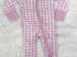 Pink gingham bamboo zippy