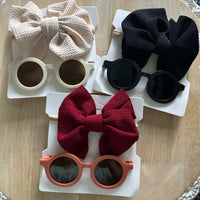 Sunglass & Bow Set