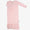 Ruffle blush bamboo gown