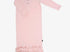 Ruffle blush bamboo gown