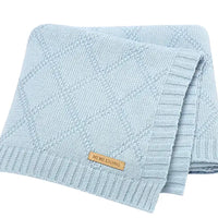 Knitted baby blanket