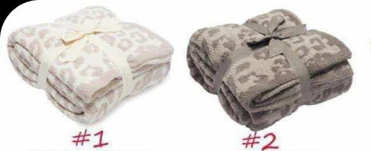 Plush leopard blanket kids