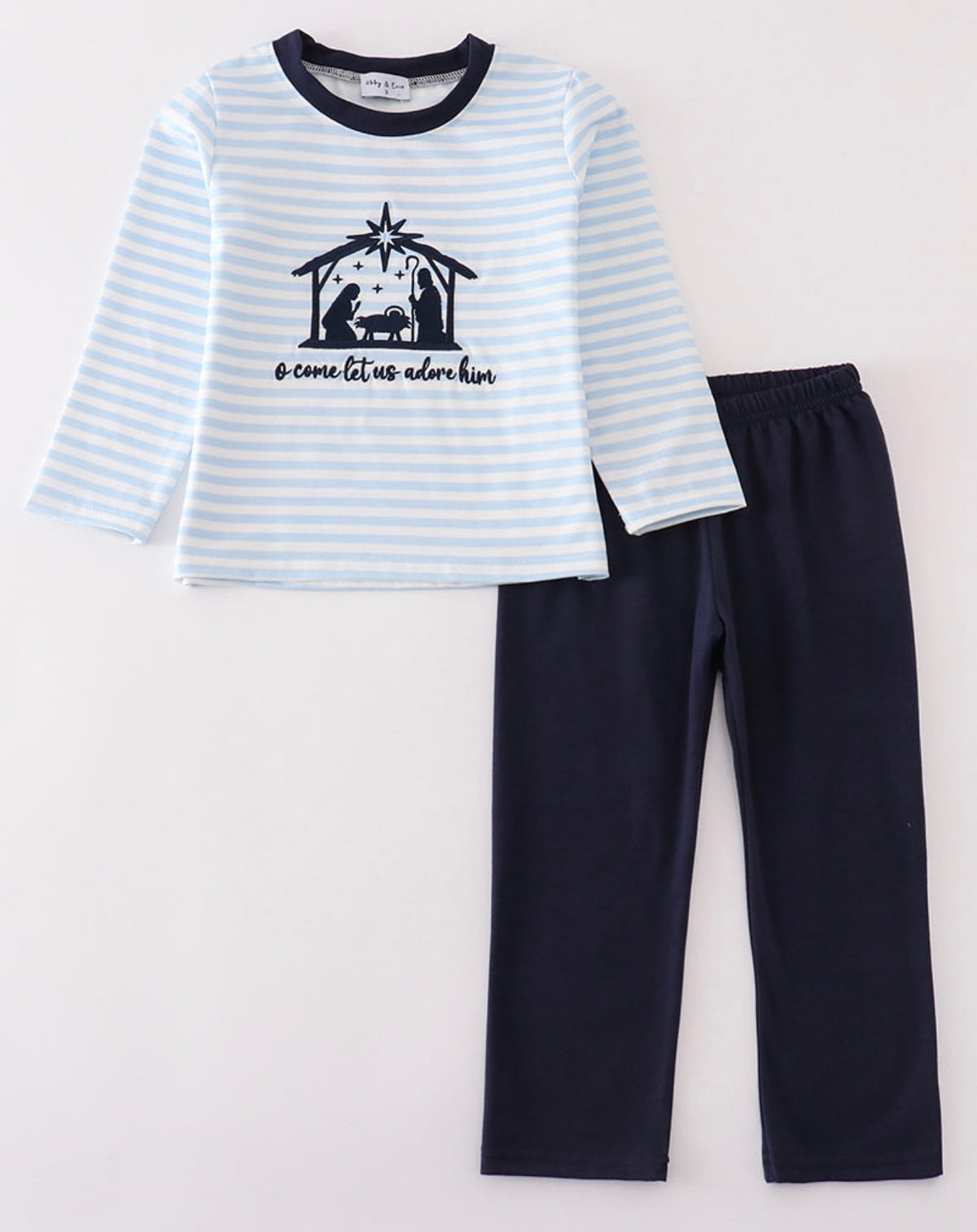 Nativity embroidered boy set