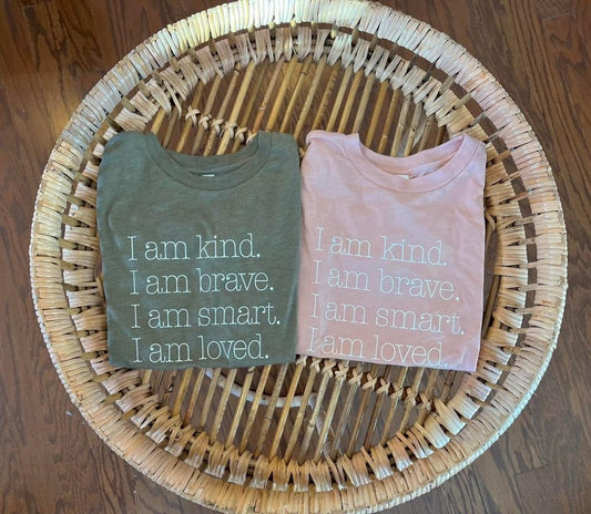 Affirmation Tees (Olive)