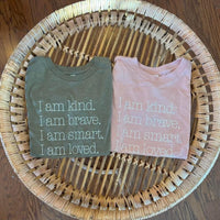 Affirmation Tees (Peach)