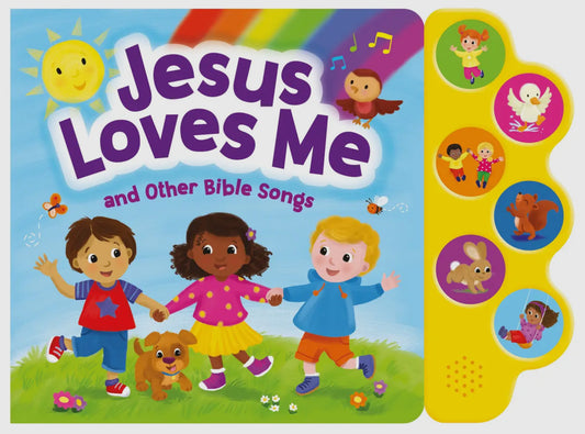 Jesus loves me (6) button book