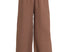 Gauze Wide-Leg Pants - brown
