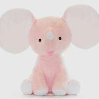 Pink elephant- INCLUDES EMBROIDERY ON EAR