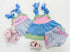 Bow floral short set add $5 for embroidery