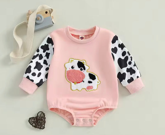 Girls cow bubble