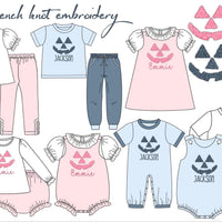 Blue pumpkin boys set