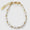 14K gold plated pearl bracelet