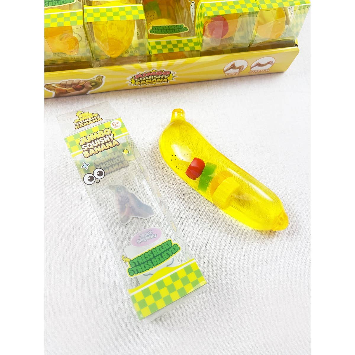 Clear Banana Slow Rising Squishy Toy
