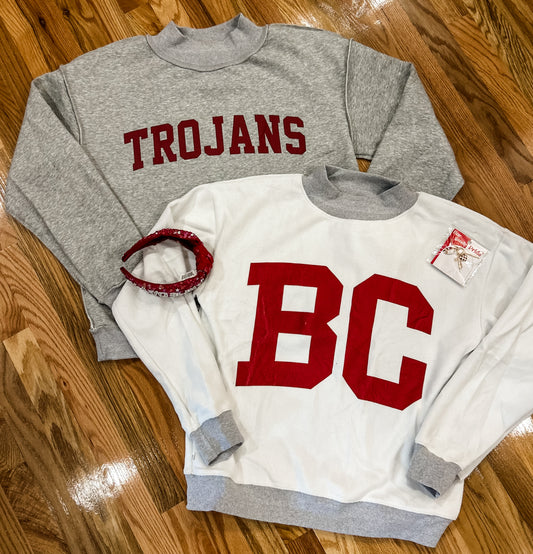 BC/TROJANS reversible mock neck