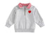 Grey heart pullover