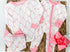 Pink bows bamboo set