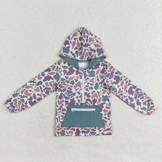 Camo pullover