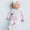 Mia’s classic smocked footie