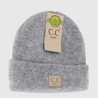 Soft ribbed CC beanie baby