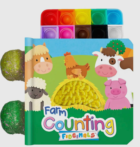 Farm counting sensory book