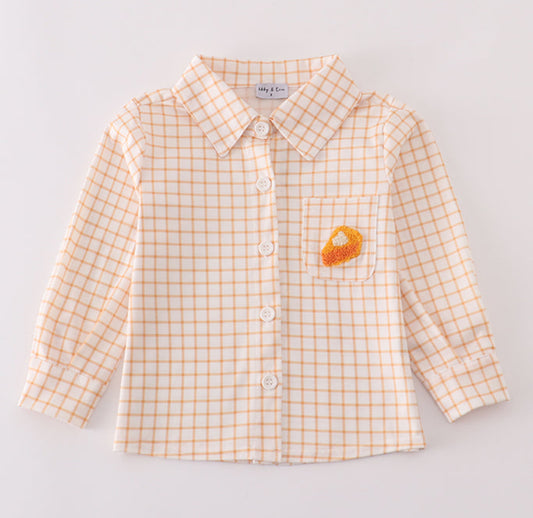 Pie French knot button down