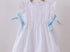 Blue bow ruffle dress