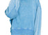 Acid wash oversized pullover - deep sky