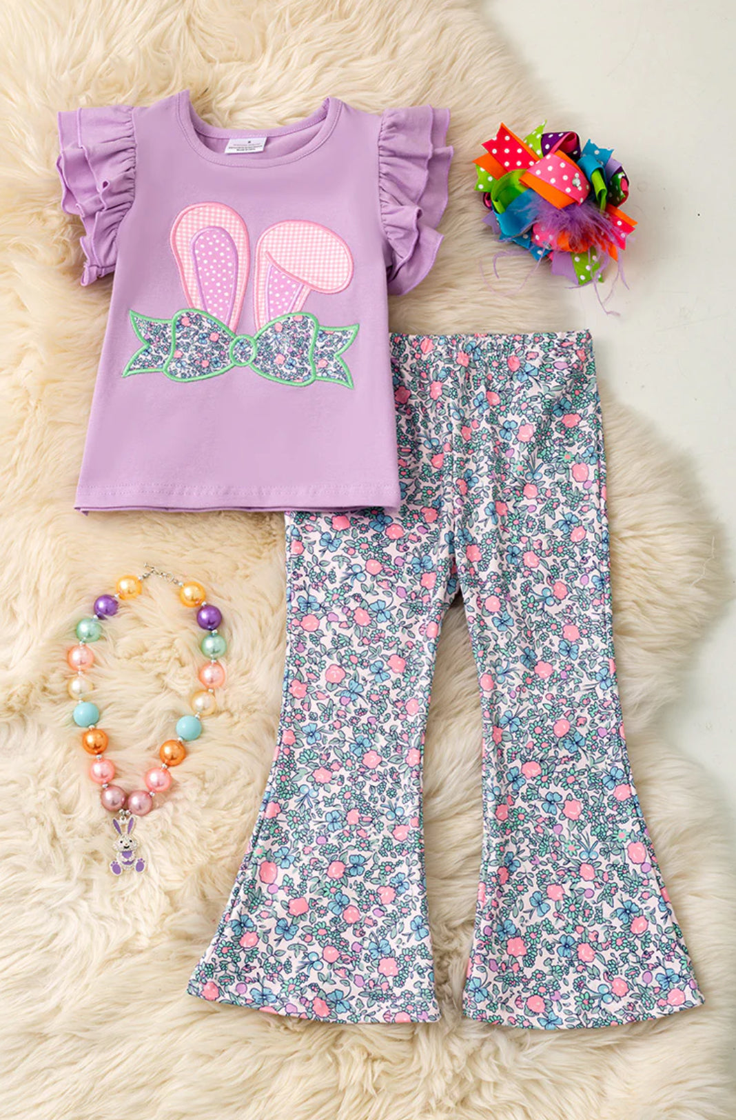 Bunny ears appliqué set