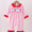 Red heart girls romper