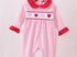 Red heart girls romper